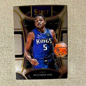 De’Aaron Fox 2023-2024 Panini Select Prizm Kings Mezzanine NBA Basketball Card